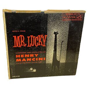 Henry Mancini Music From Mr. Lucky (Vinyl, 1960) RCA Victor LPM 2198 Good+ LP